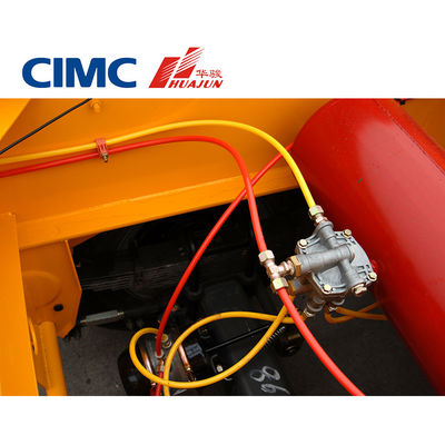 CIMC 2 Оси скелетный полуприцеп для контейнера 20 футов 28T Посадочная установка 13T Ось включена