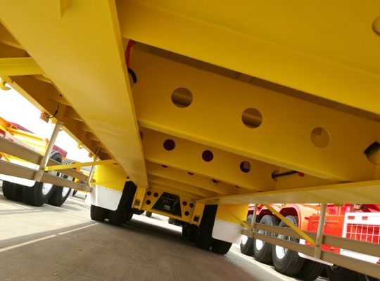 CIMC HUAJUN 3 Оси низкоуровневый полуприцеп грузовик прицеп транспортное оборудование гидравлическое подъемное оборудование низкоуровневый прицеп Fuwa Ось тяжелая работа