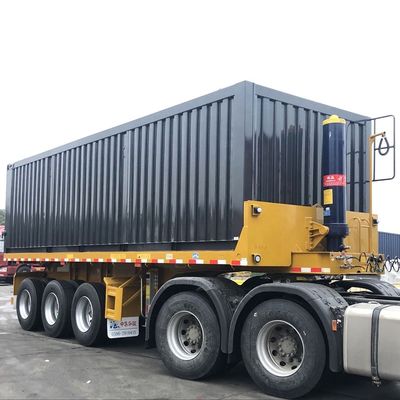 40000kg CIMC HUAJUN 3 Alxe полуприцеп Прицеп для грузовика прицеп с кузовом из стали FUWA 8500*2550*3400 CN HEN Hyva Ce