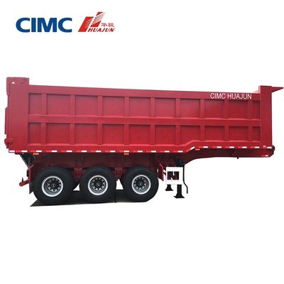 Прицеп 80T с задним наклоном прицеп с 3,5 дюймовым King Pin HJGMCK20103 от CIMC
