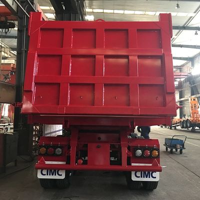 Прицеп 80T с задним наклоном прицеп с 3,5 дюймовым King Pin HJGMCK20103 от CIMC