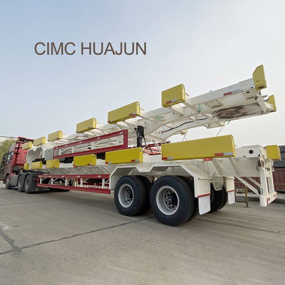 CIMC HUAJUN WABCO Стоимость 1540 Скелет Контейнер Полуприцеп для 20ft 40ft Контейнер
