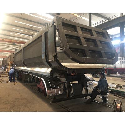 12R22.5 шины 4 оси U тип гидравлический перегонный прицеп 38CBM от CIMC HUAJUN