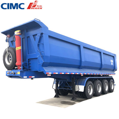 12R22.5 шины 4 оси U тип гидравлический перегонный прицеп 38CBM от CIMC HUAJUN