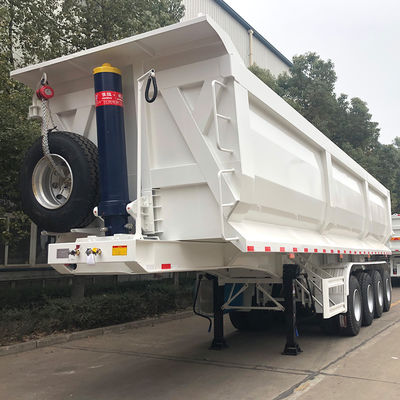 50T Максимальная полезная нагрузка CIMC HUAJUN 4 Axle U Body Задние наклонные полуприцепы