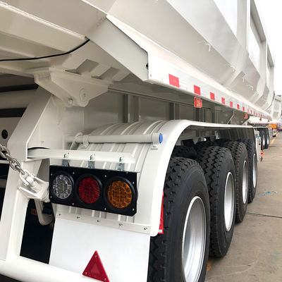 50T Максимальная полезная нагрузка CIMC HUAJUN 4 Axle U Body Задние наклонные полуприцепы