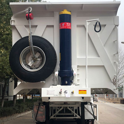 50T Максимальная полезная нагрузка CIMC HUAJUN 4 Axle U Body Задние наклонные полуприцепы