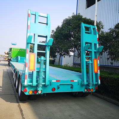 Прицеп для грузовиков CIMC HUAJUN Lowboy Lowbed Trailer для неасфальтированных дорог и неровных мест