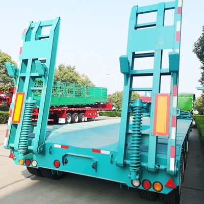 Прицеп для грузовиков CIMC HUAJUN Lowboy Lowbed Trailer для неасфальтированных дорог и неровных мест