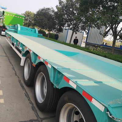 Прицеп для грузовиков CIMC HUAJUN Lowboy Lowbed Trailer для неасфальтированных дорог и неровных мест