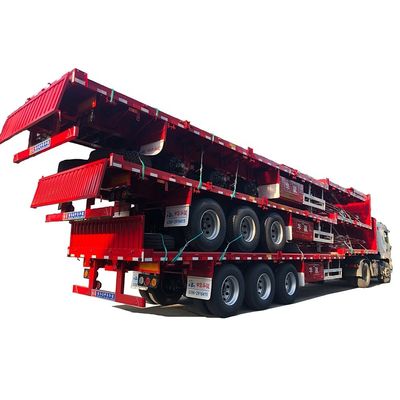 JOST 90 Kingpin и 13T FUWA Axle CIMC HUAJUN 3 Axle Fence Semi-Trailer