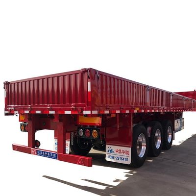 JOST 90 Kingpin и 13T FUWA Axle CIMC HUAJUN 3 Axle Fence Semi-Trailer