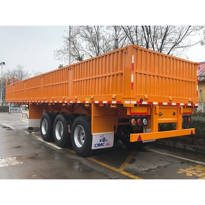 CIMC HUAJUN 50t Трехосный цементный транспортный забор грузовой трейлер с шинами 12R22.5