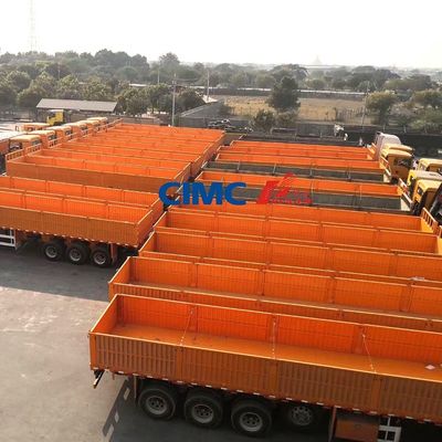 CIMC HUAJUN 50t Трехосный цементный транспортный забор грузовой трейлер с шинами 12R22.5