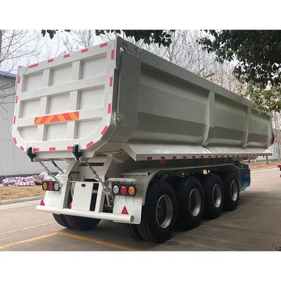 Главный луч 500 мм Высота Q345B CIMC наклонитель цилиндризированный кран Сброс полуприцепа грузовик