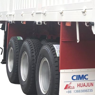 Транспорт угольного груза высокая боковая стена CIMC HUAJUN грузовой трейлер для перевозки скота
