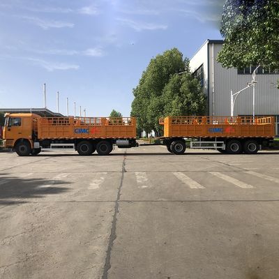 ТОП-дизайн CIMC HUAJUN Стак грузовой трейлер с двойной коробкой ограждения полуприцеп