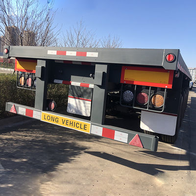 CIMC HUAJUN Flatbed Container Semi-Trailer с 12 замками и специальными требованиями