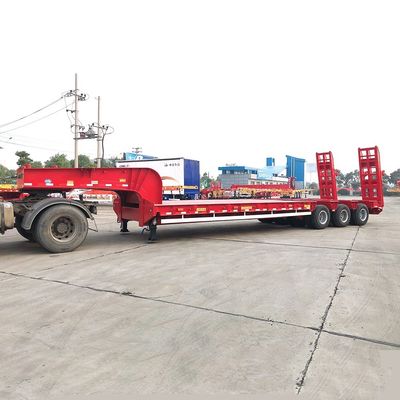 3.5&quot; 90мм Jost King Pin 13T HUAJUN Axle Low Bed Semi Trailer для тяжелого оборудования