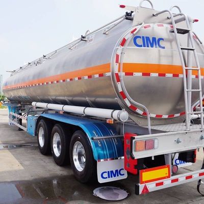 Fuwa 3 Axles 45000 литров Алюминиевого сплава топлива или нержавеющей стали Цементные танкеры Прицепы