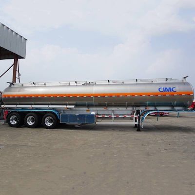 Fuwa 3 Axles 45000 литров Алюминиевого сплава топлива или нержавеющей стали Цементные танкеры Прицепы