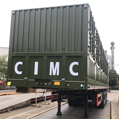 Прицеп полугрузового автомобиля грузоподъемностью 60 тонн с ограждением и брезентом с основной балкой T700/Q345 из стали