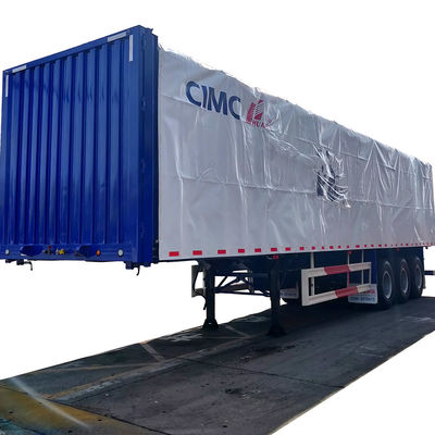 Прицеп для грузовых автомобилей 13000 * 2500 * 3320 Сталь q345 Сталь для I-beam CIMC HUAJUN Занавес боковой полуприцеп