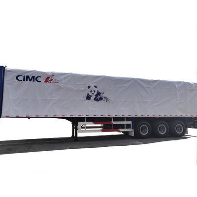 Прицеп для грузовых автомобилей 13000 * 2500 * 3320 Сталь q345 Сталь для I-beam CIMC HUAJUN Занавес боковой полуприцеп