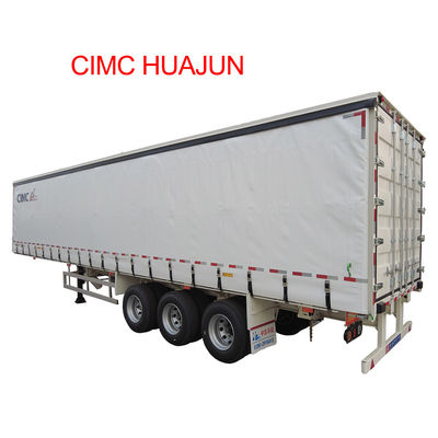 CIMC HUAJUN Трейлер занавес натягиватель 3 оси 40 футов палуба для транспортировки сухого груза