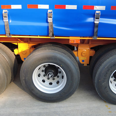 Зеленый транспорт Utility Dry Van Truck Trailer с клеткой CIMC HUAJUN Клиенты необязательно