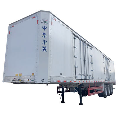 JOST Landing Gear Van Type Trailer Box Trailer 70CBM Полуприцеп для клиентов B2B