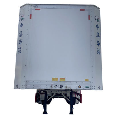 JOST Landing Gear Van Type Trailer Box Trailer 70CBM Полуприцеп для клиентов B2B