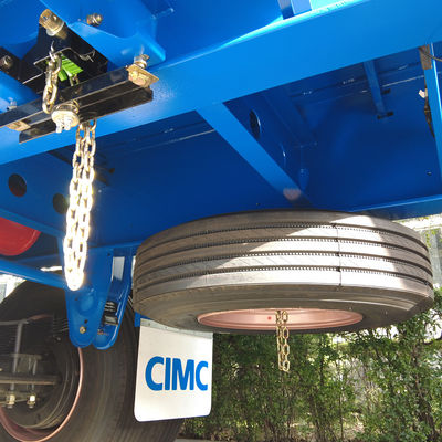 Группа CIMC HUAJUN 4 оси Максимальная полезная нагрузка 60T Контейнерный трейлер