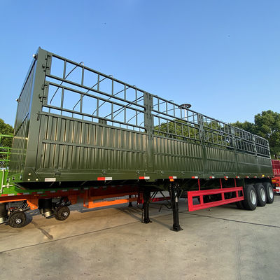 Грузоперевозка 3 оси ограждение козырь полуприцеп с тормозной системой WABCO
