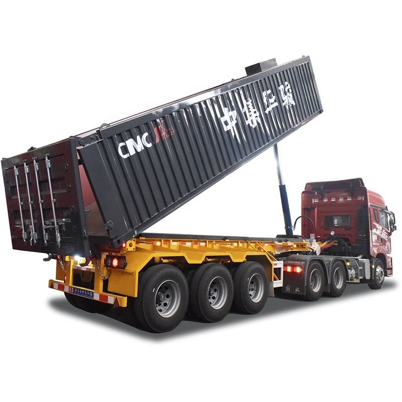 40000kg CIMC HUAJUN 3 Alxe полуприцеп Прицеп для грузовика прицеп с кузовом из стали FUWA 8500*2550*3400 CN HEN Hyva Ce