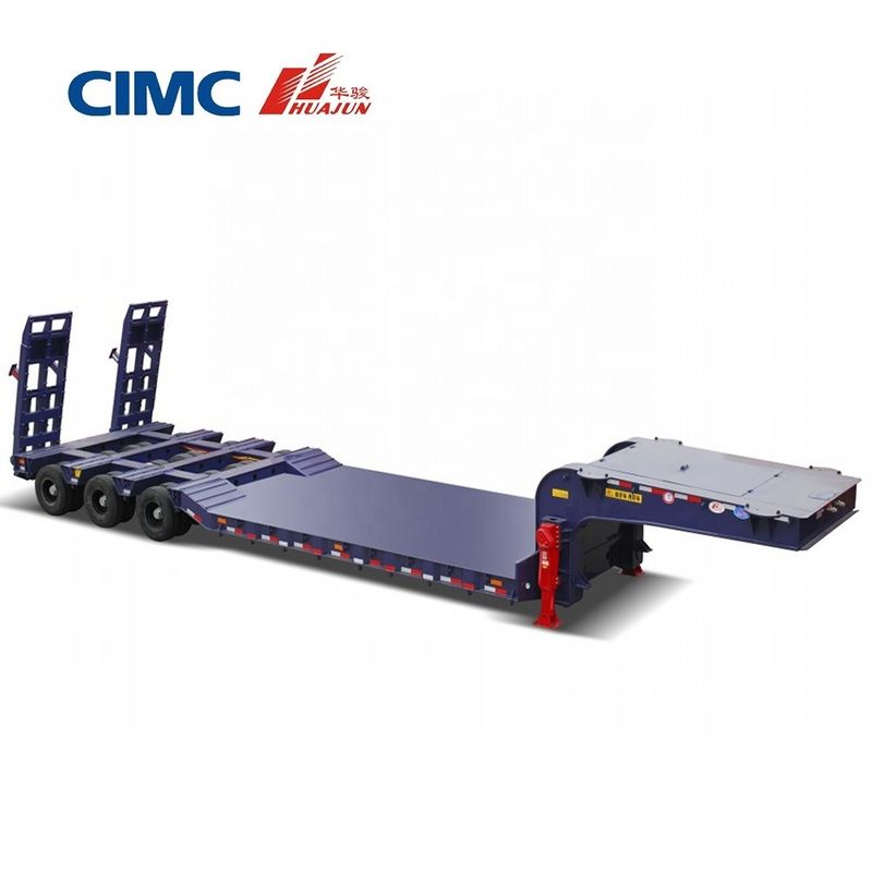 CIMC HUAJUN 60-тонный прицеп для маломобильных автомобилей с механической подвеской и размером 17500*3000*1250 мм