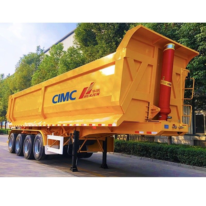 12R22.5 шины 4 оси U тип гидравлический перегонный прицеп 38CBM от CIMC HUAJUN