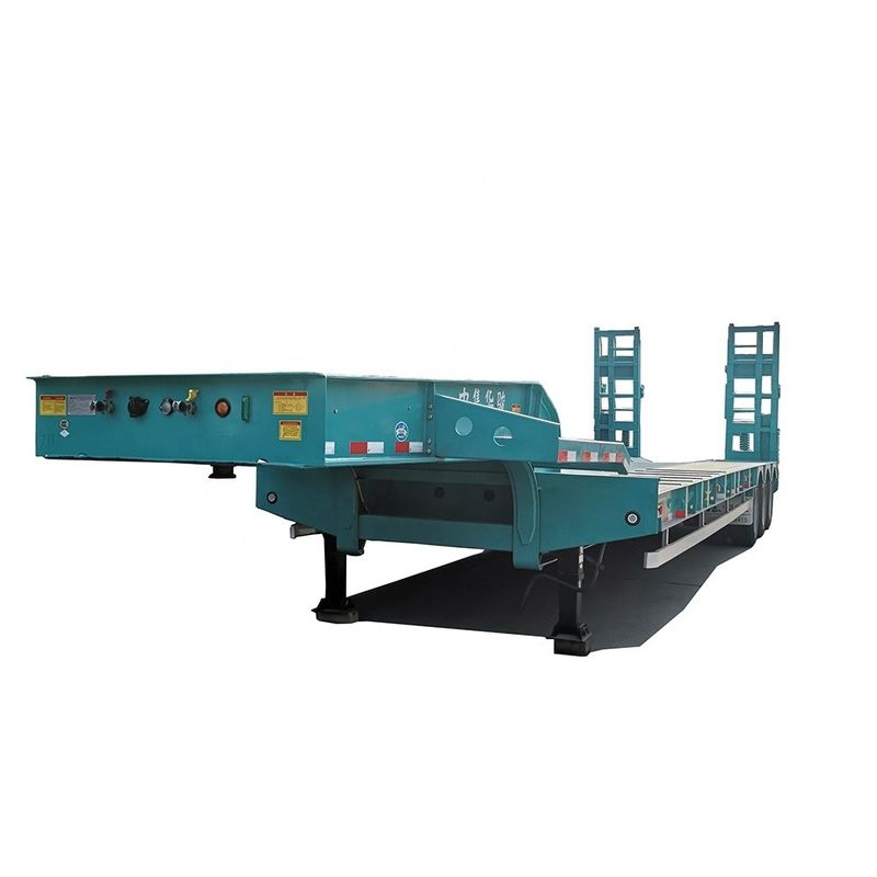 Прицеп для грузовиков CIMC HUAJUN Lowboy Lowbed Trailer для неасфальтированных дорог и неровных мест