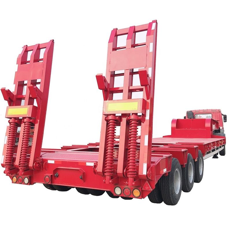 3.5&quot; 90мм Jost King Pin 13T HUAJUN Axle Low Bed Semi Trailer для тяжелого оборудования