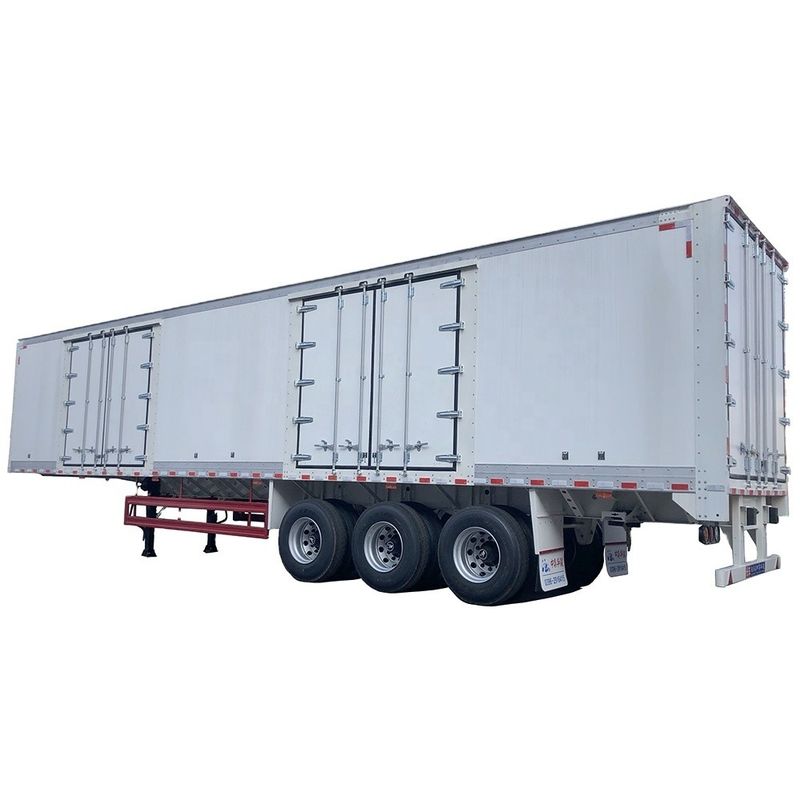 JOST Landing Gear Van Type Trailer Box Trailer 70CBM Полуприцеп для клиентов B2B